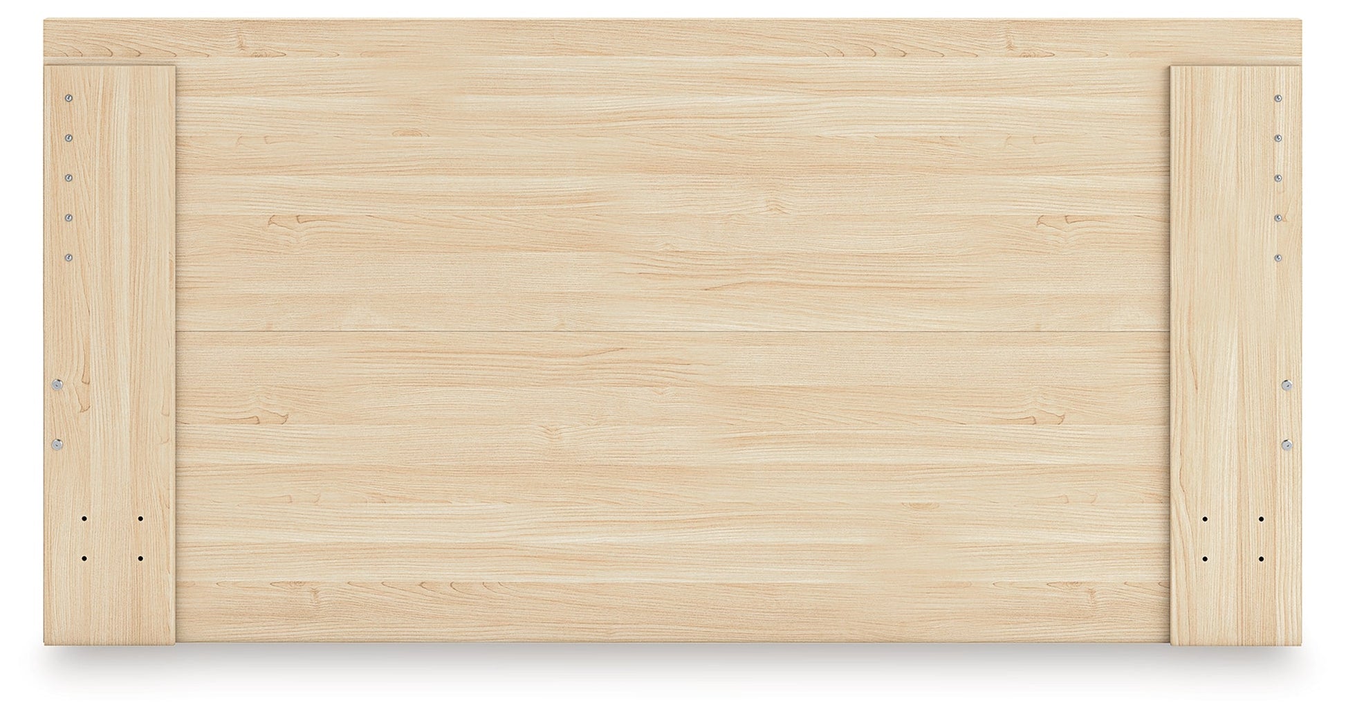 Onita Natural Queen Panel Platform Bed with 2 Side Storage- Viva Furn
