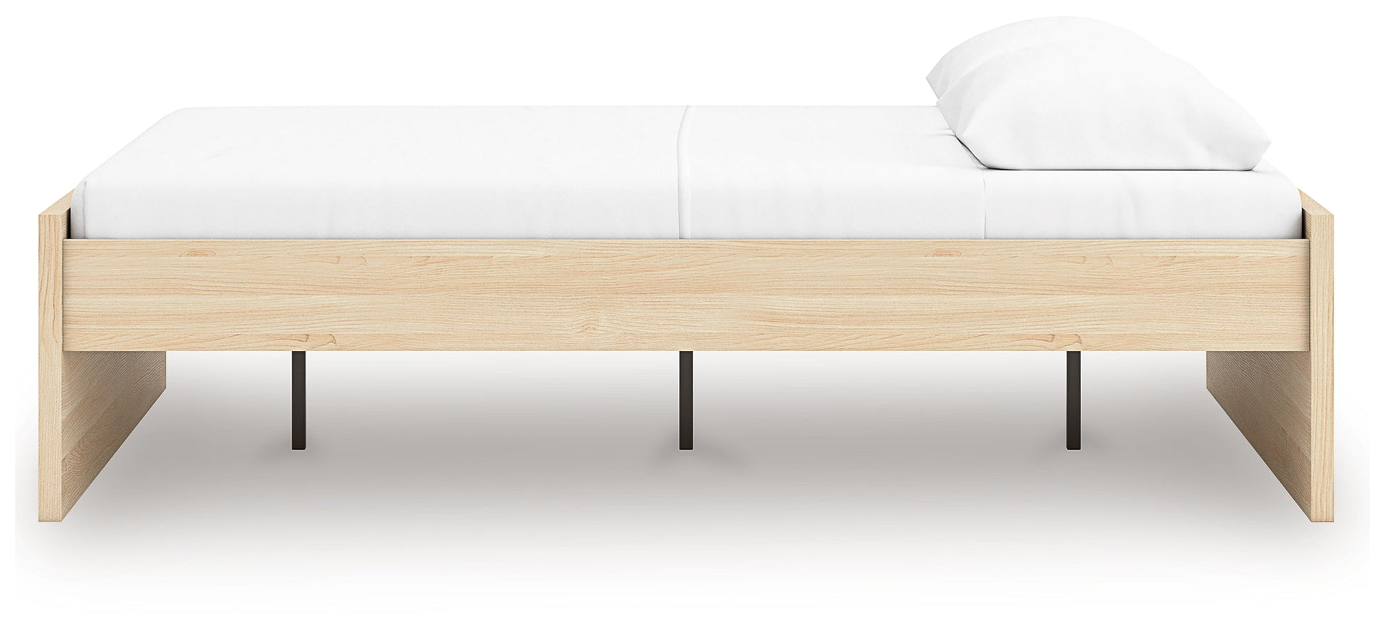 Onita Natural Queen Platform Bed- Viva Furn