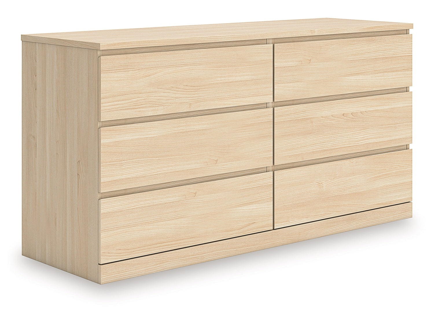 Onita Natural Six Drawer Dresser- Viva Furn