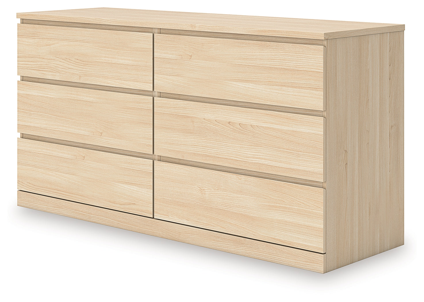 Onita Natural Six Drawer Dresser- Viva Furn