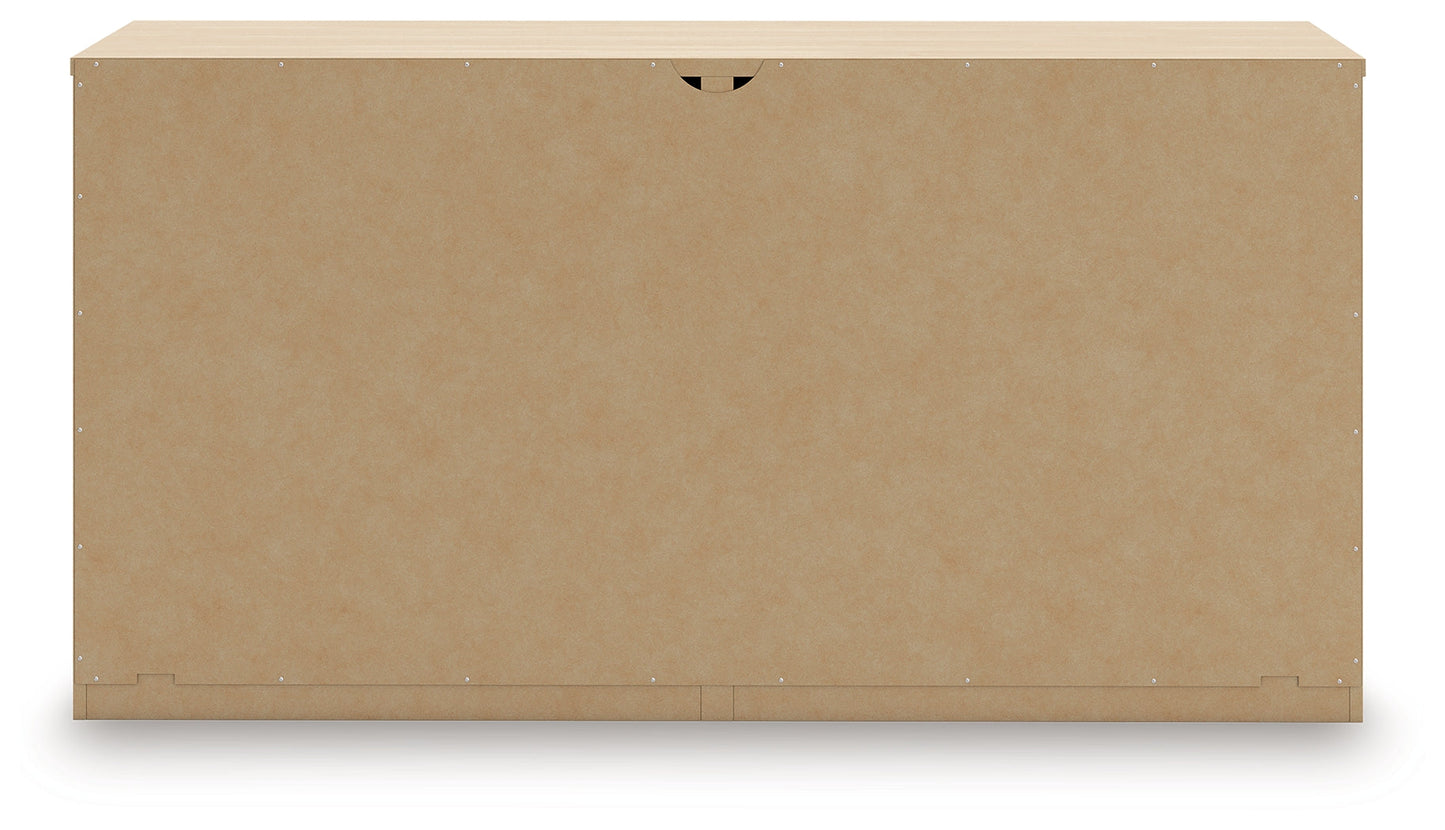 Onita Natural Six Drawer Dresser- Viva Furn