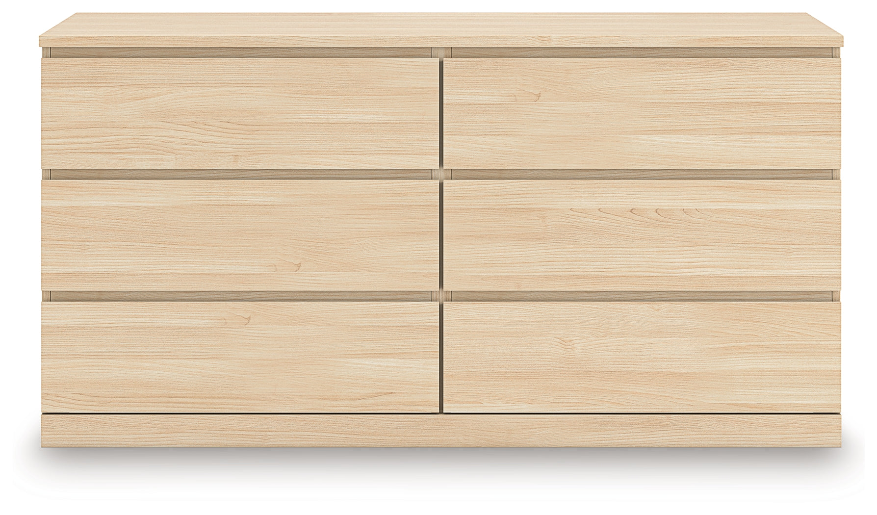 Onita Natural Six Drawer Dresser- Viva Furn