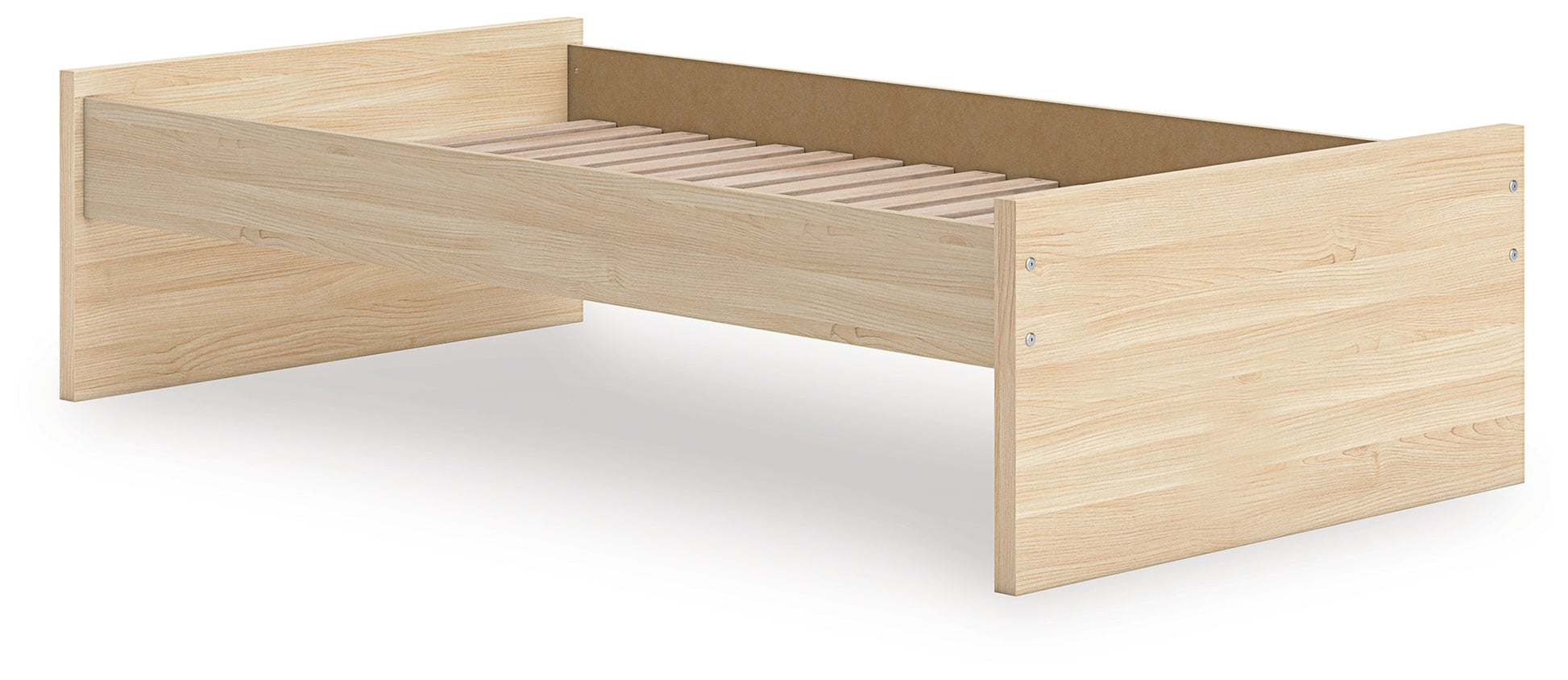 Onita Natural Twin Platform Bed- Viva Furn