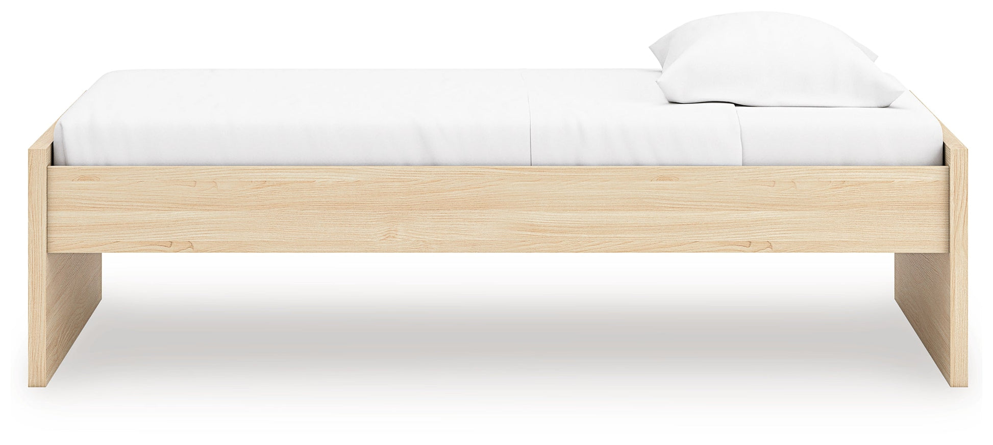 Onita Natural Twin Platform Bed- Viva Furn