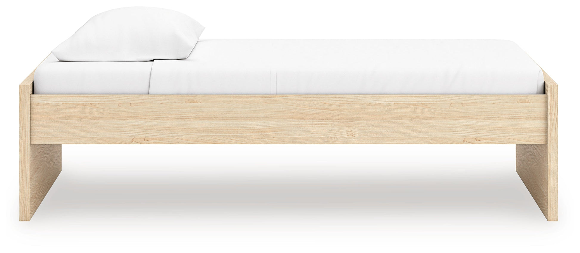 Onita Natural Twin Platform Bed- Viva Furn