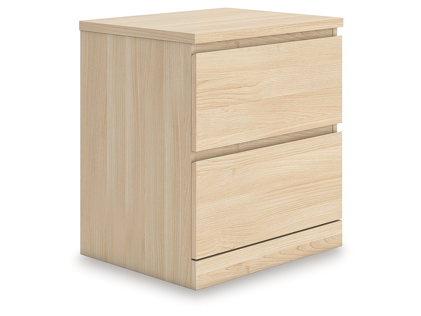 Onita Natural Two Drawer Night Stand- Viva Furn