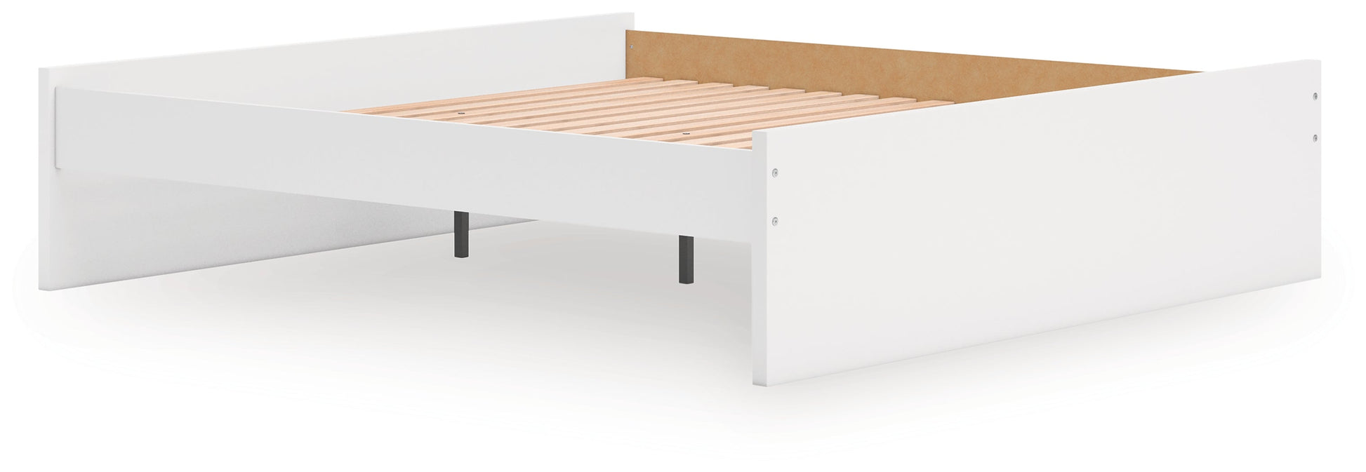 Onita White King Platform Bed- Viva Furn