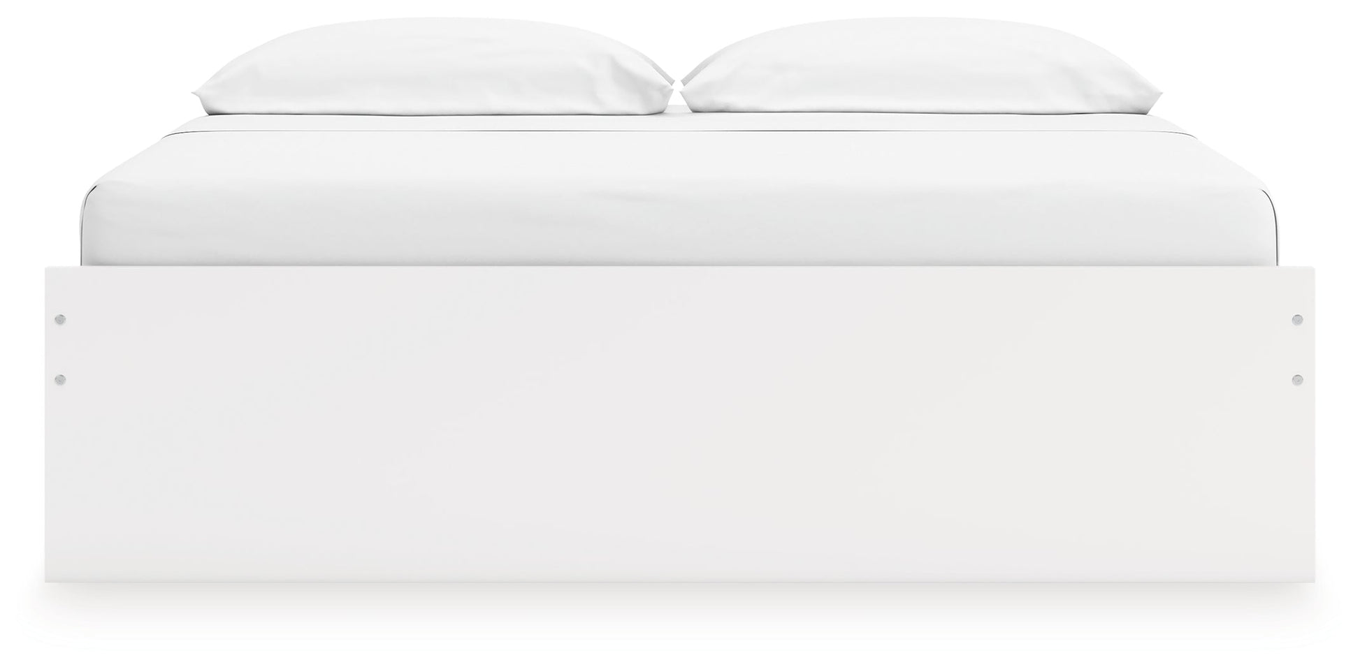 Onita White King Platform Bed- Viva Furn