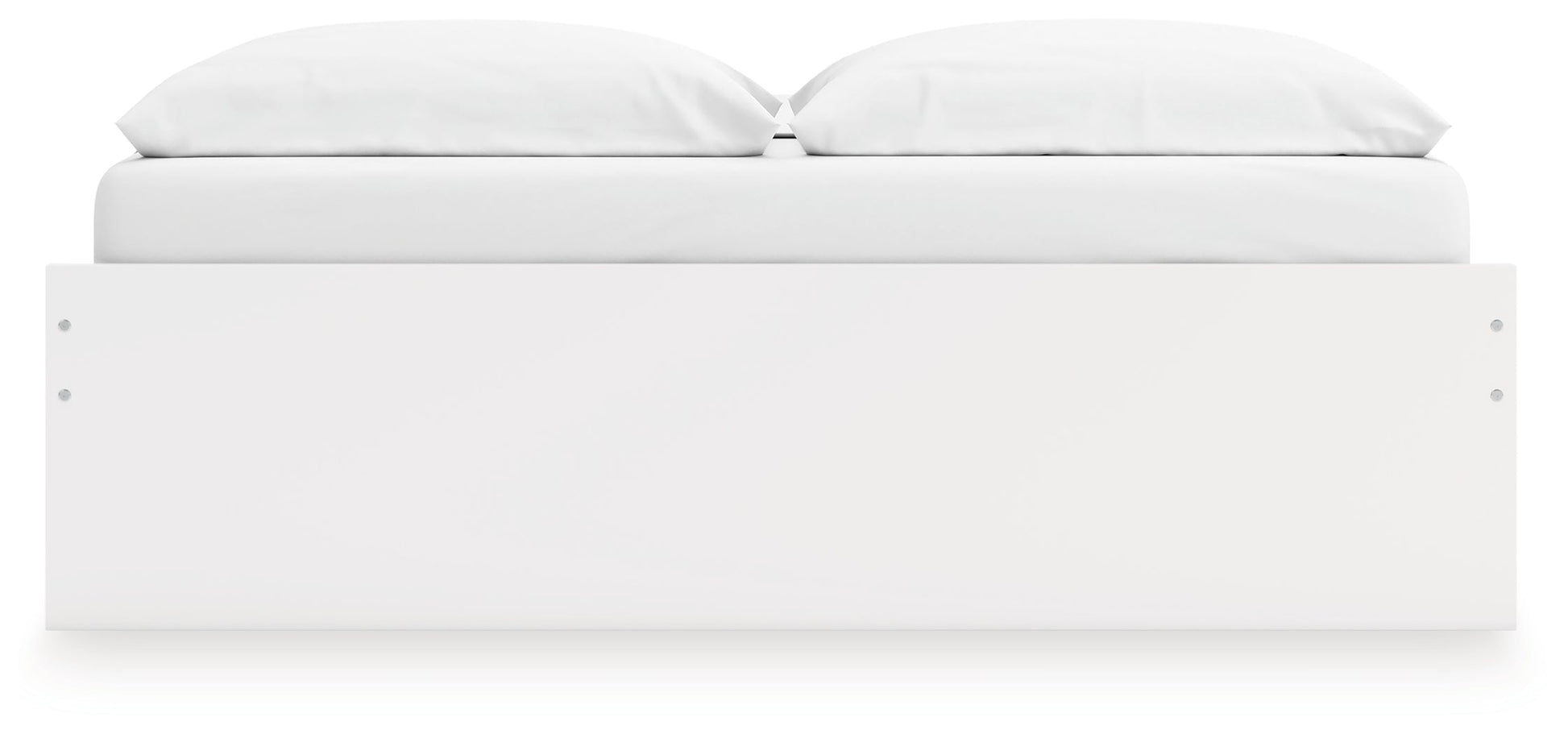 Onita White King Platform Bed- Viva Furn