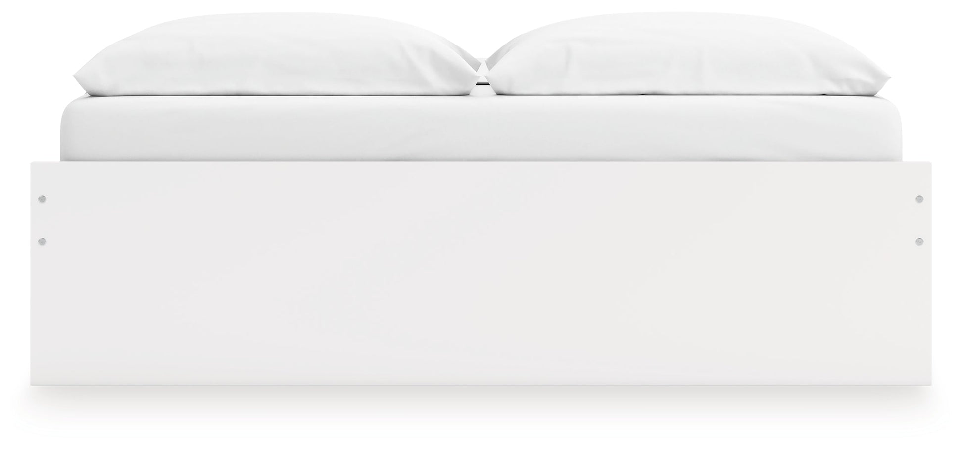 Onita White King Platform Bed with 2 Side Storage- Viva Furn