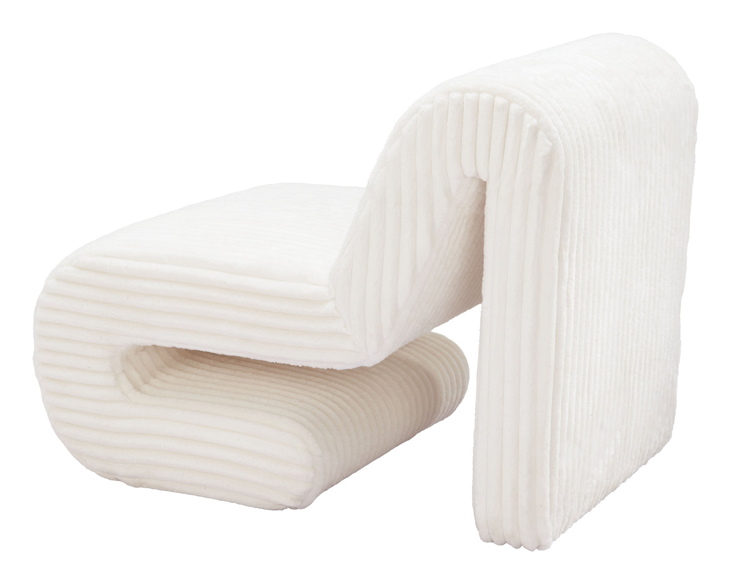 Opam White Accent Chair - Ornate Home