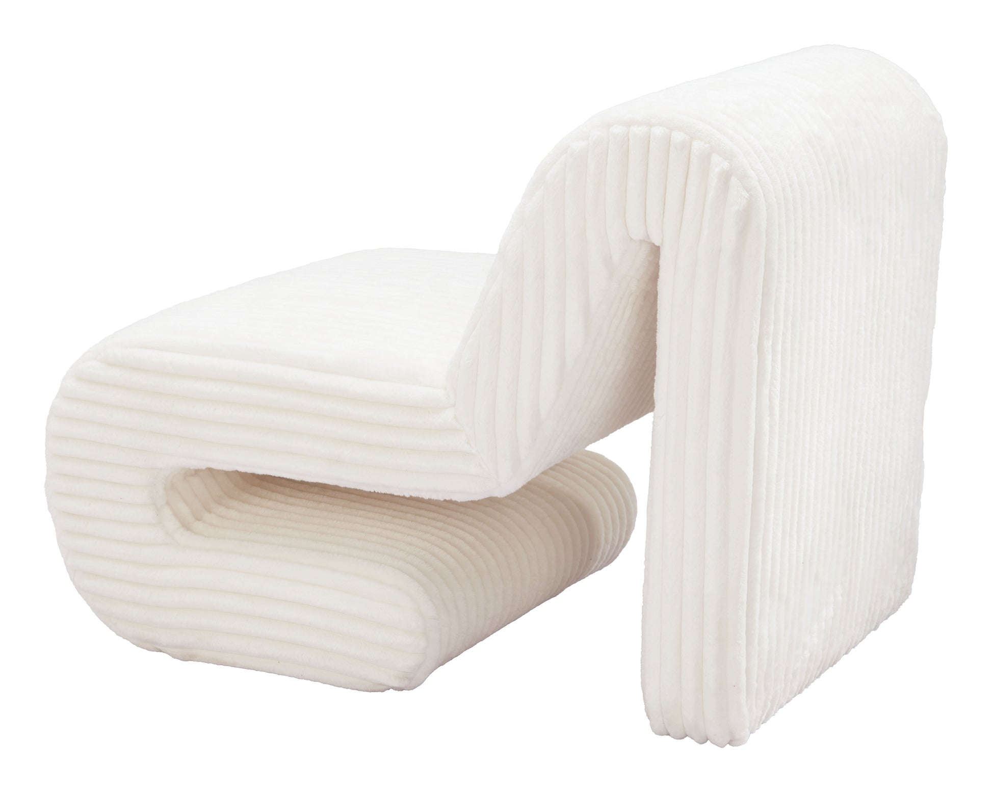 Opam White Accent Chair - Ornate Home