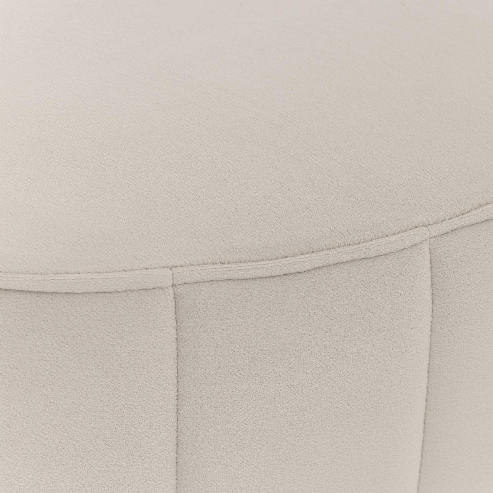 Orchid Chrome/Gray Velvet Accent Bench - Ornate Home