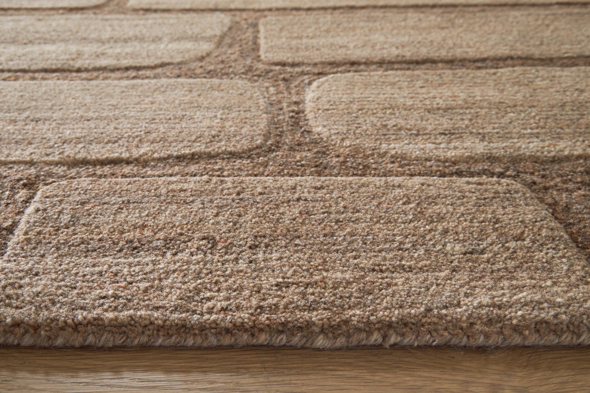 Orest Brown Medium Rug- Viva Furn