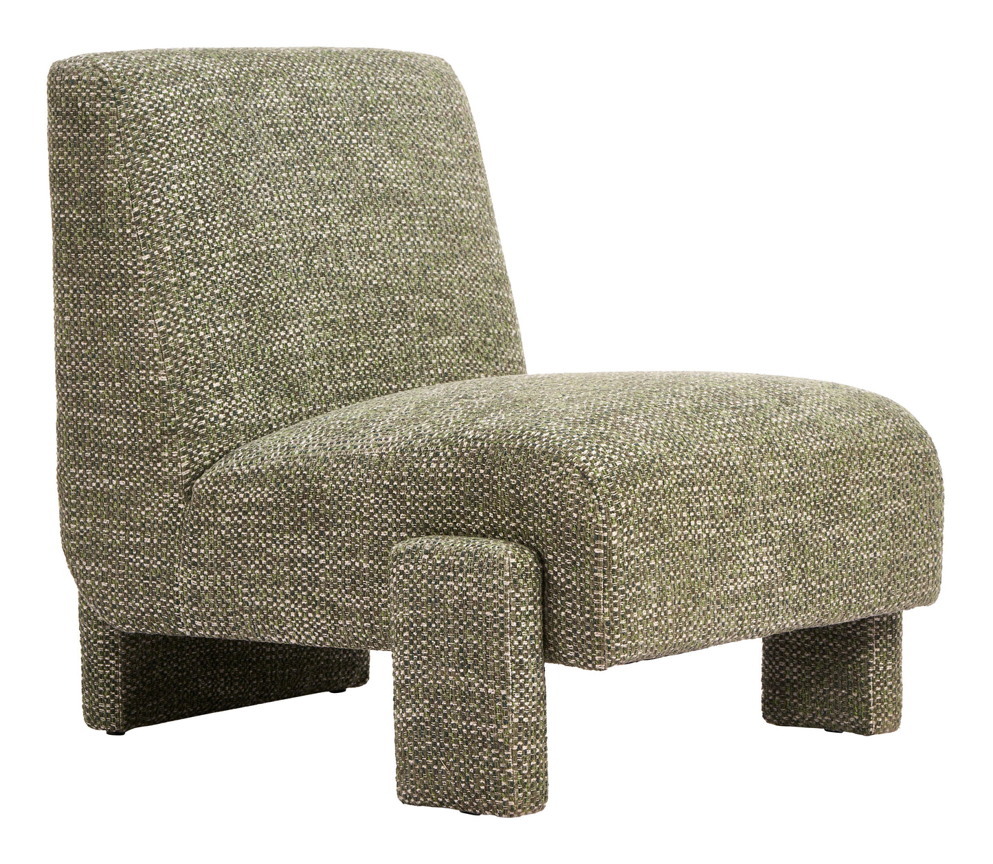 Orleen Checker Green Accent Chair - Ornate Home