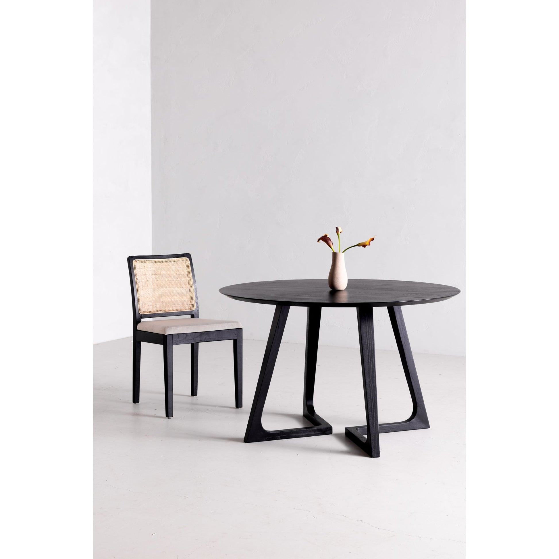 Orville Black Dining Chair (Set of 2) - Ornate Home