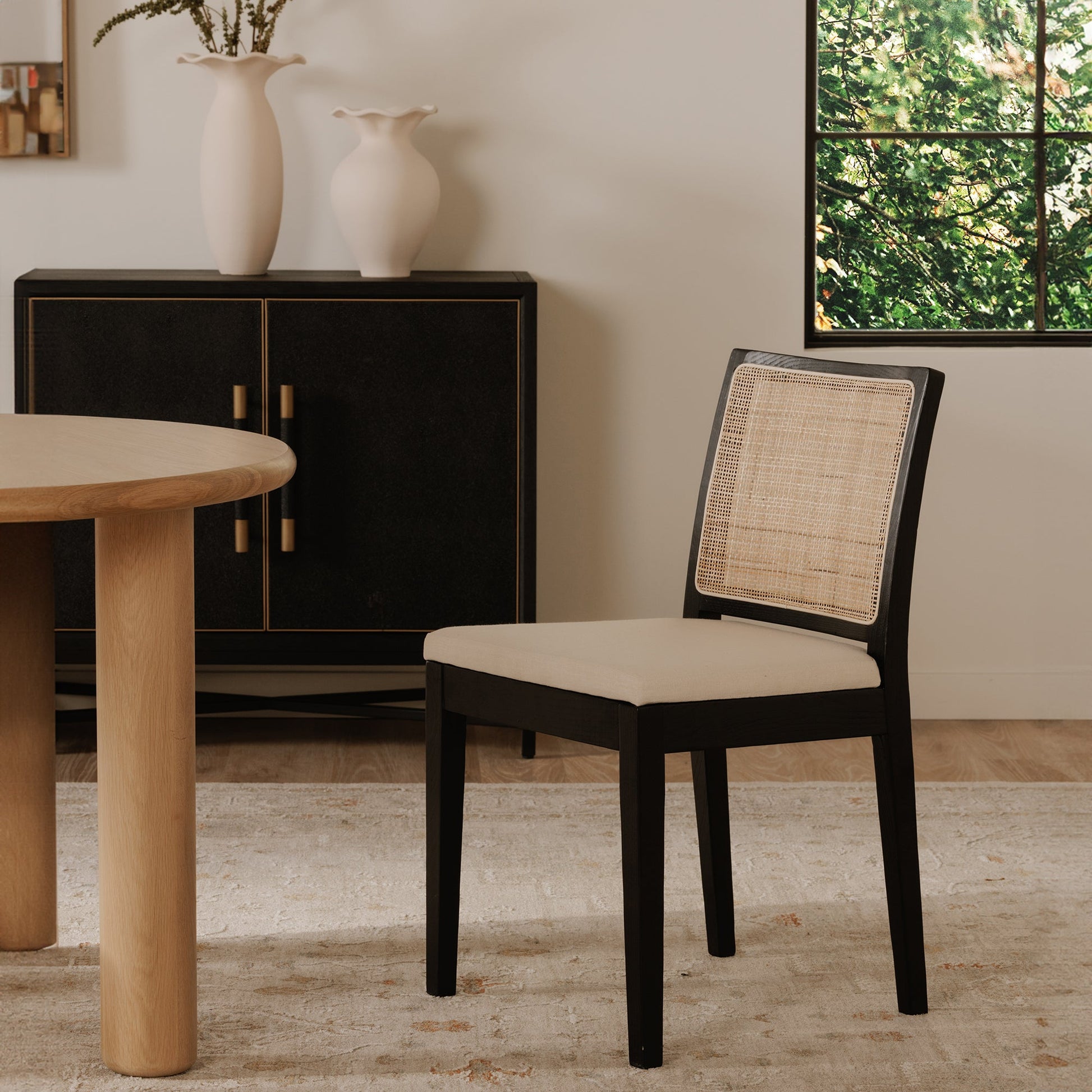 Orville Black Dining Chair (Set of 2) - Ornate Home