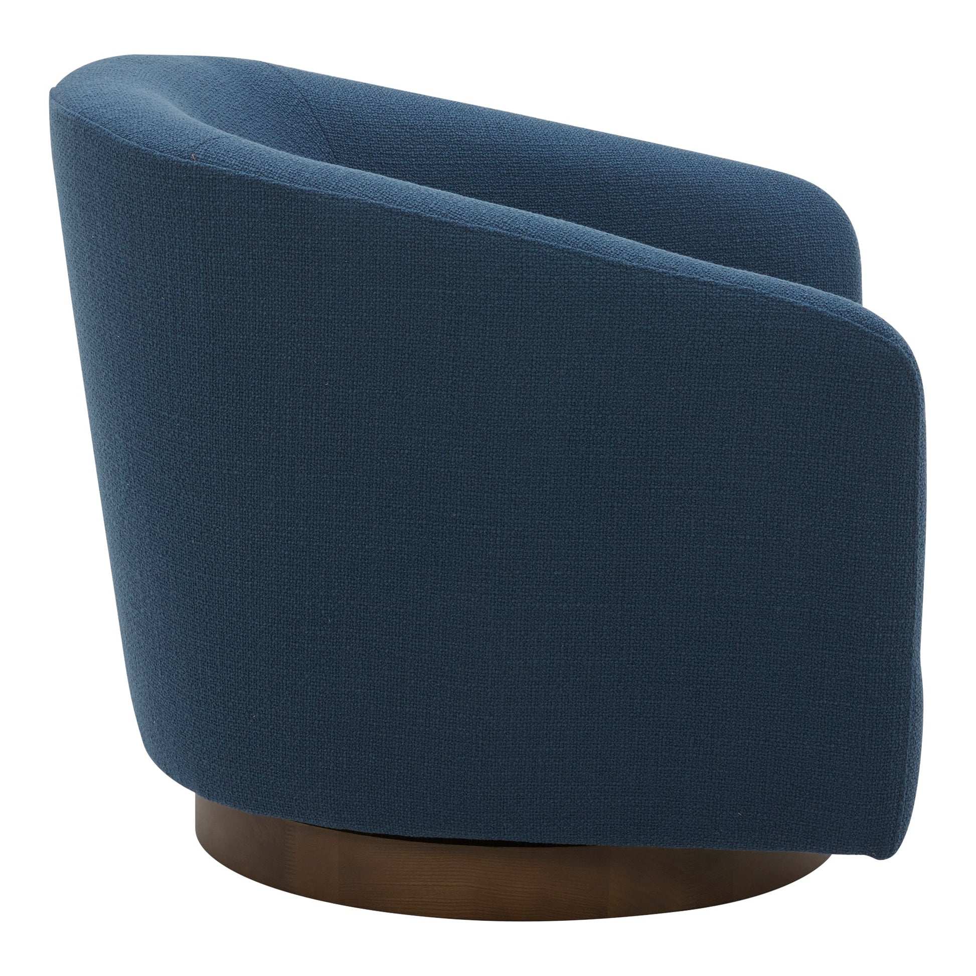 Oscy Dark Atlantic Swivel Chair - Ornate Home