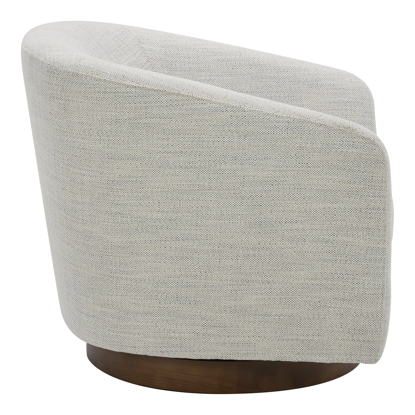 Oscy Splashed White Swivel Chair - Ornate Home