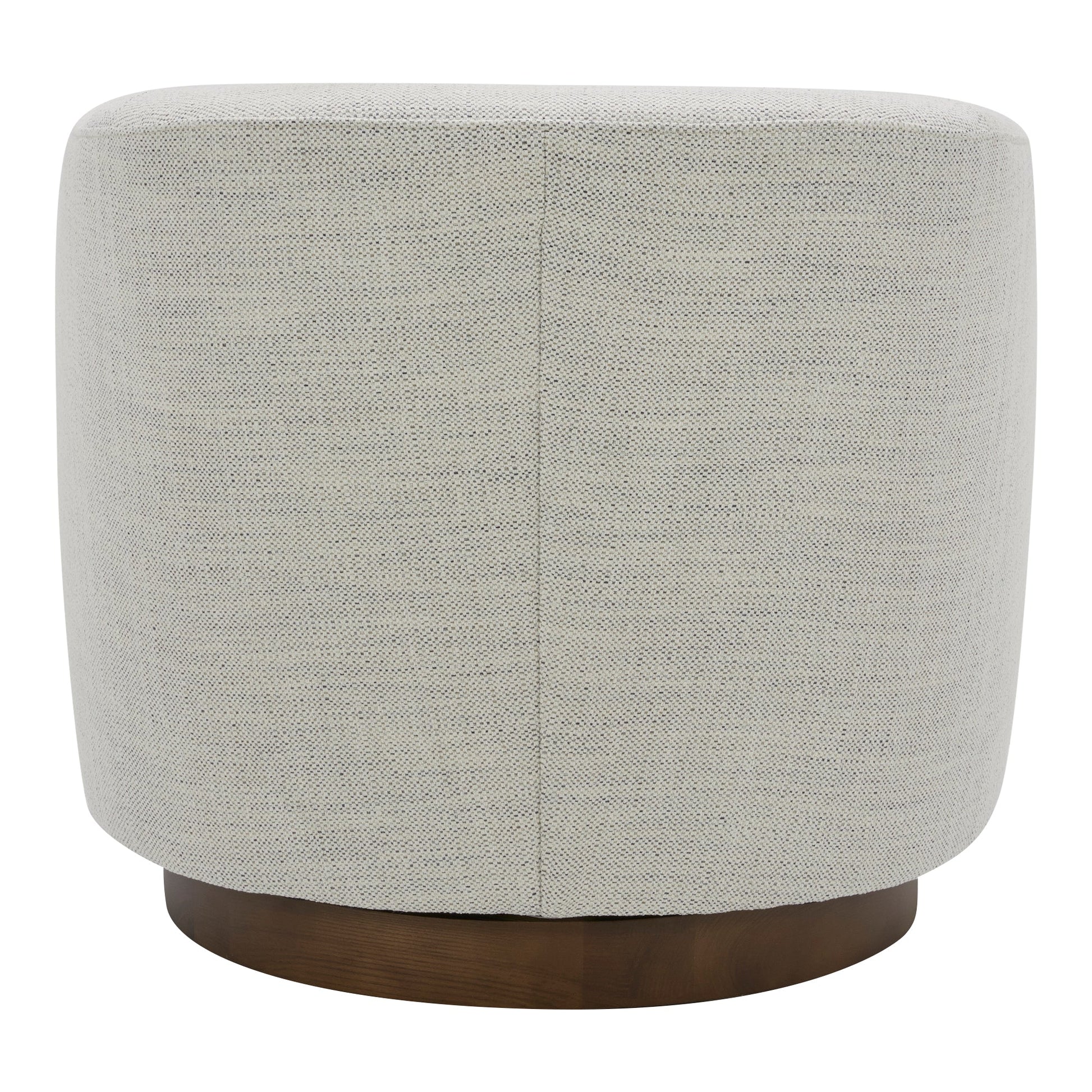 Oscy Splashed White Swivel Chair - Ornate Home