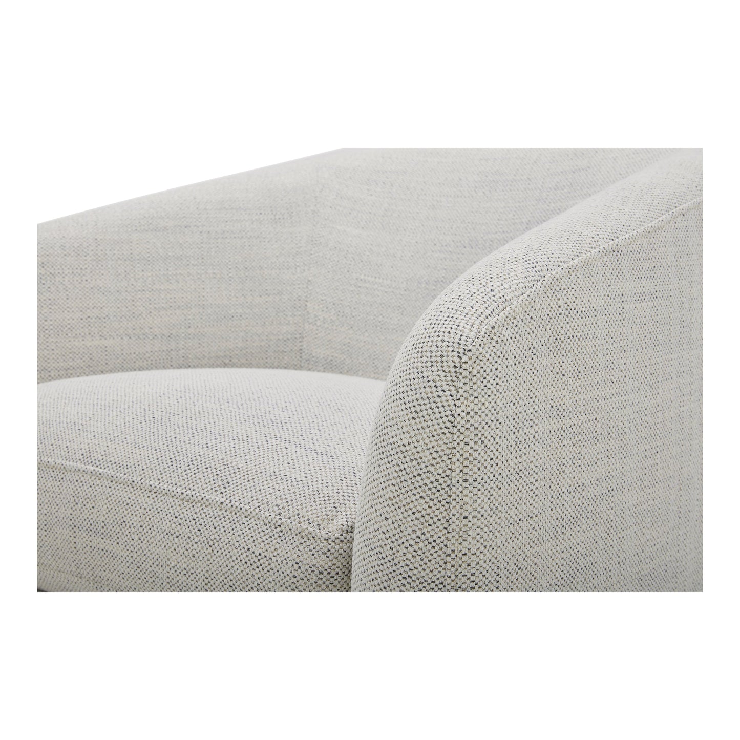 Oscy Splashed White Swivel Chair - Ornate Home