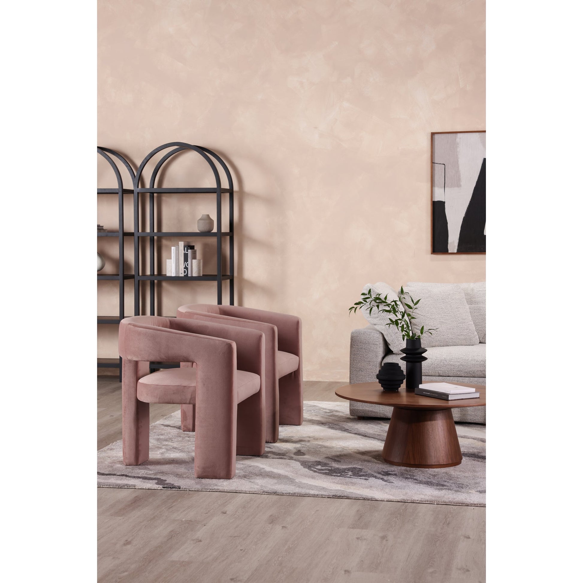 Otago Walnut Brown Coffee Table - Ornate Home