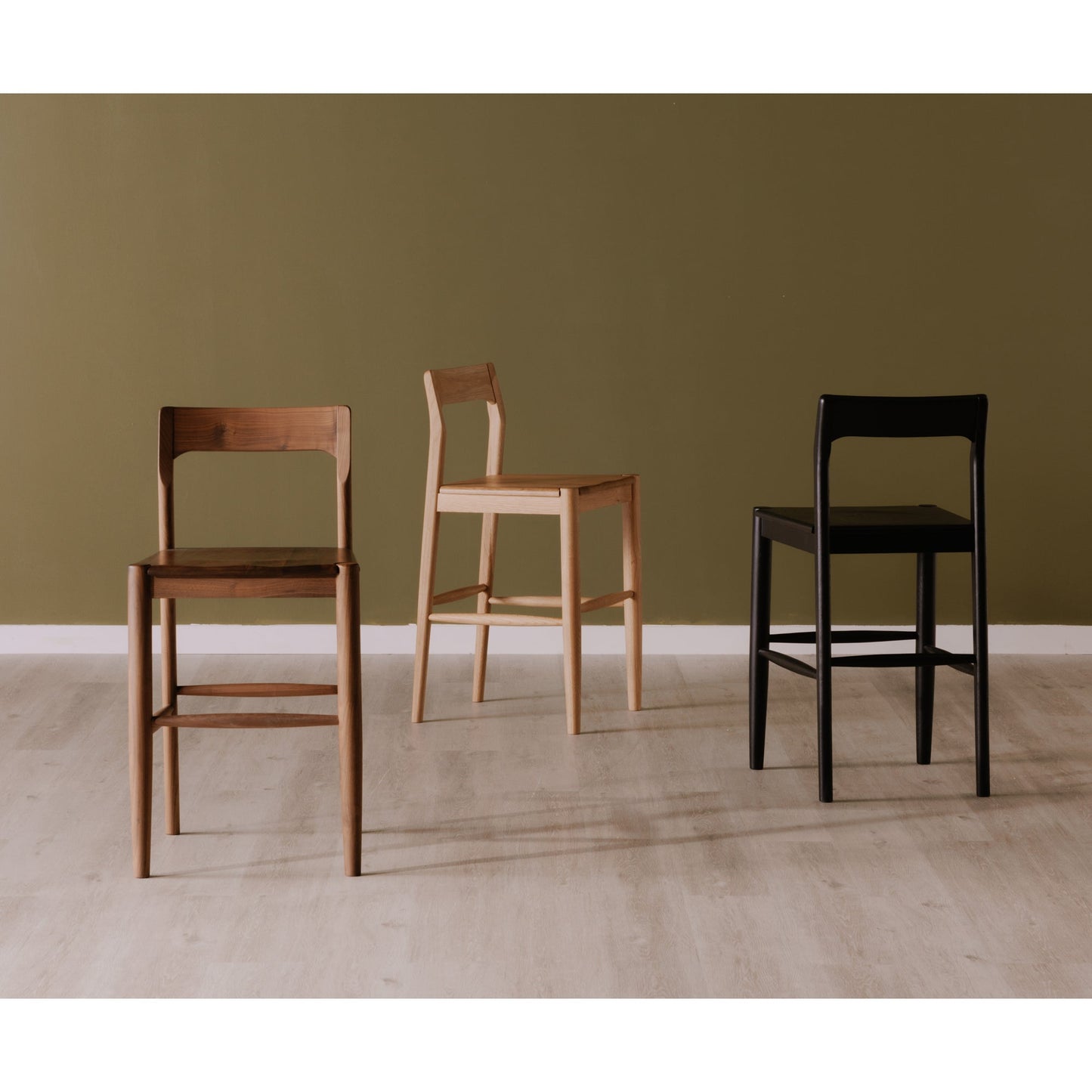 Owing Black Barstool - Ornate Home