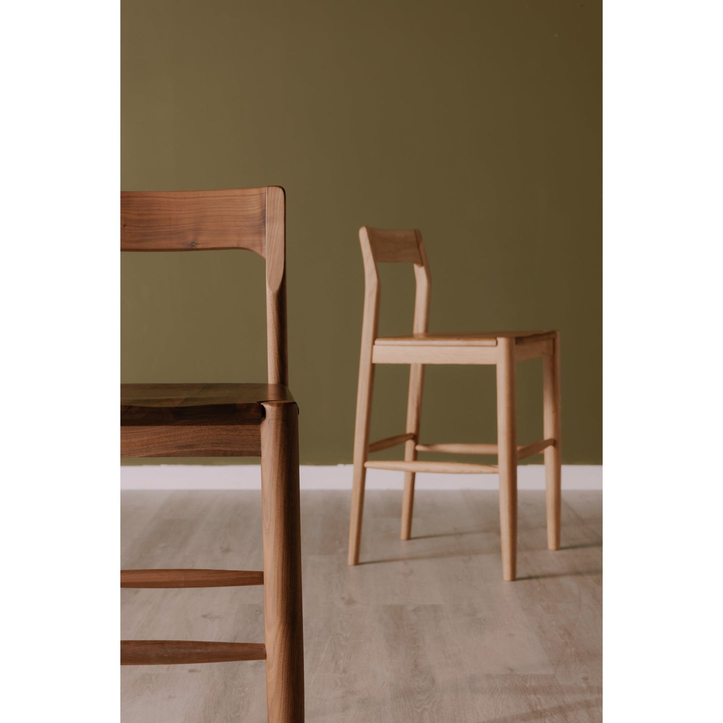 Owing Natural Oak Barstool - Ornate Home
