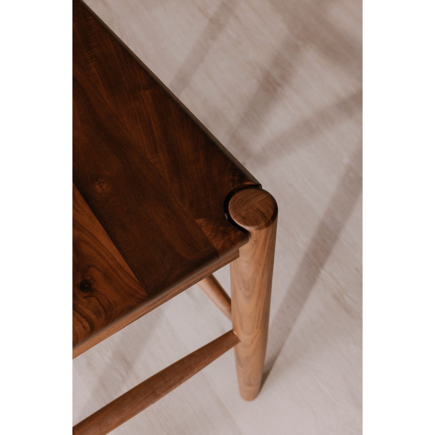 Owing Walnut Brown Barstool - Ornate Home