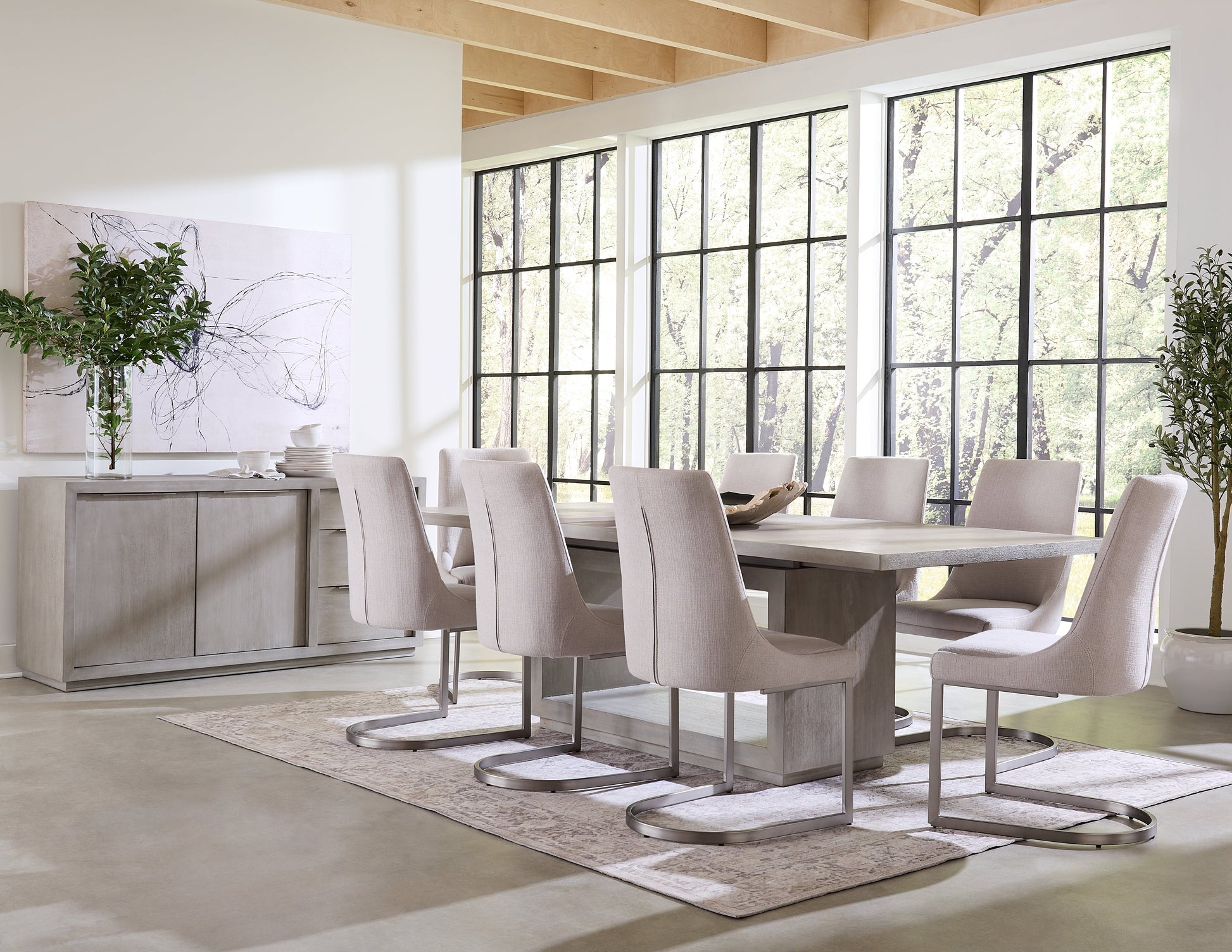 Oxford Chair in Mineral (Set of 2) - Ornate Home