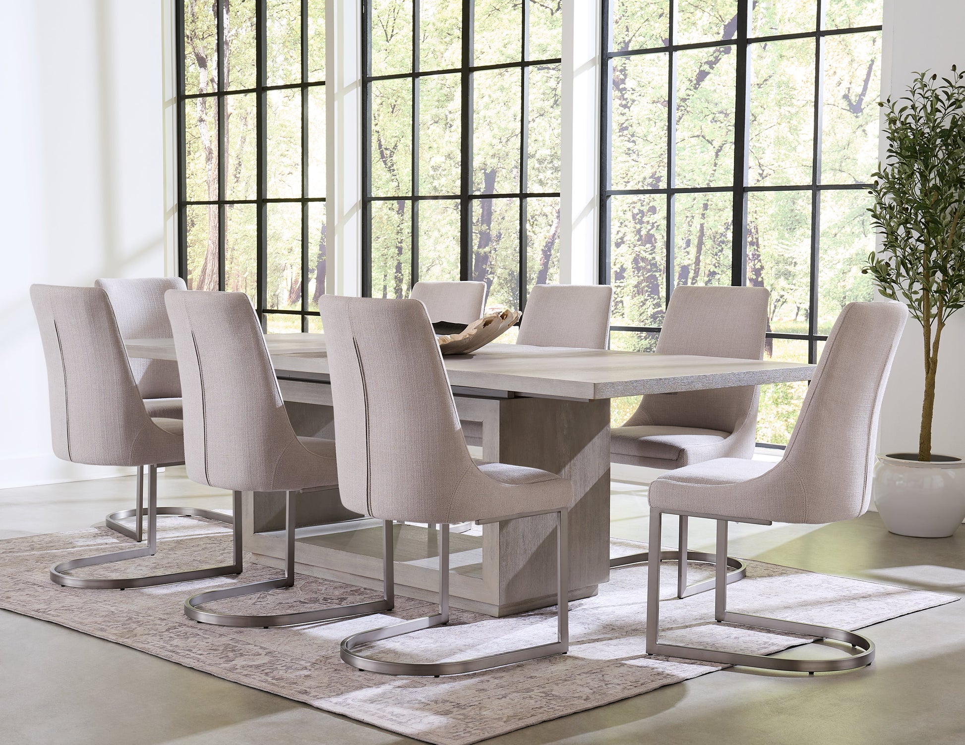 Oxford Chair in Mineral (Set of 2) - Ornate Home