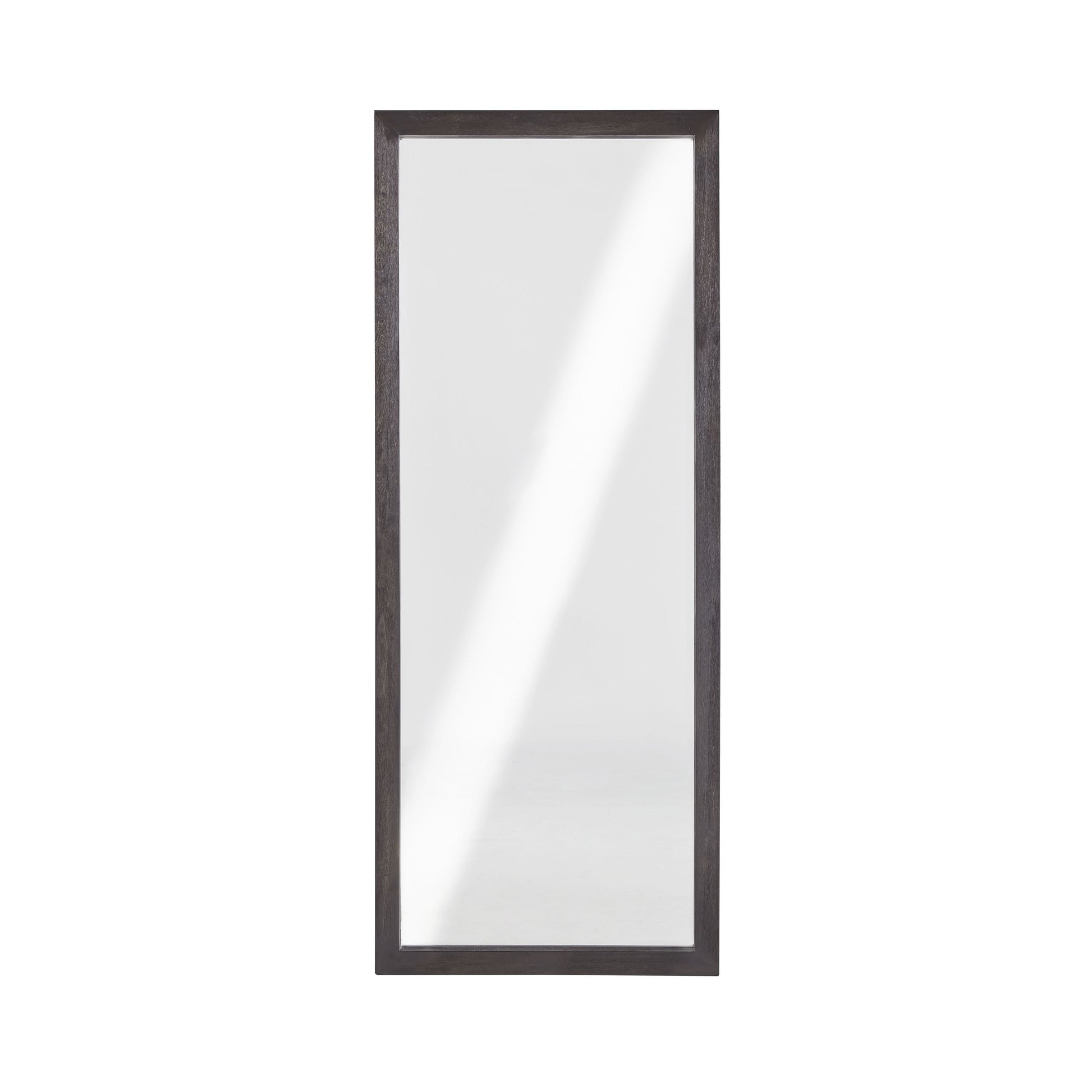Oxford Floor Low Mirror - Basalt Grey - Ornate Home