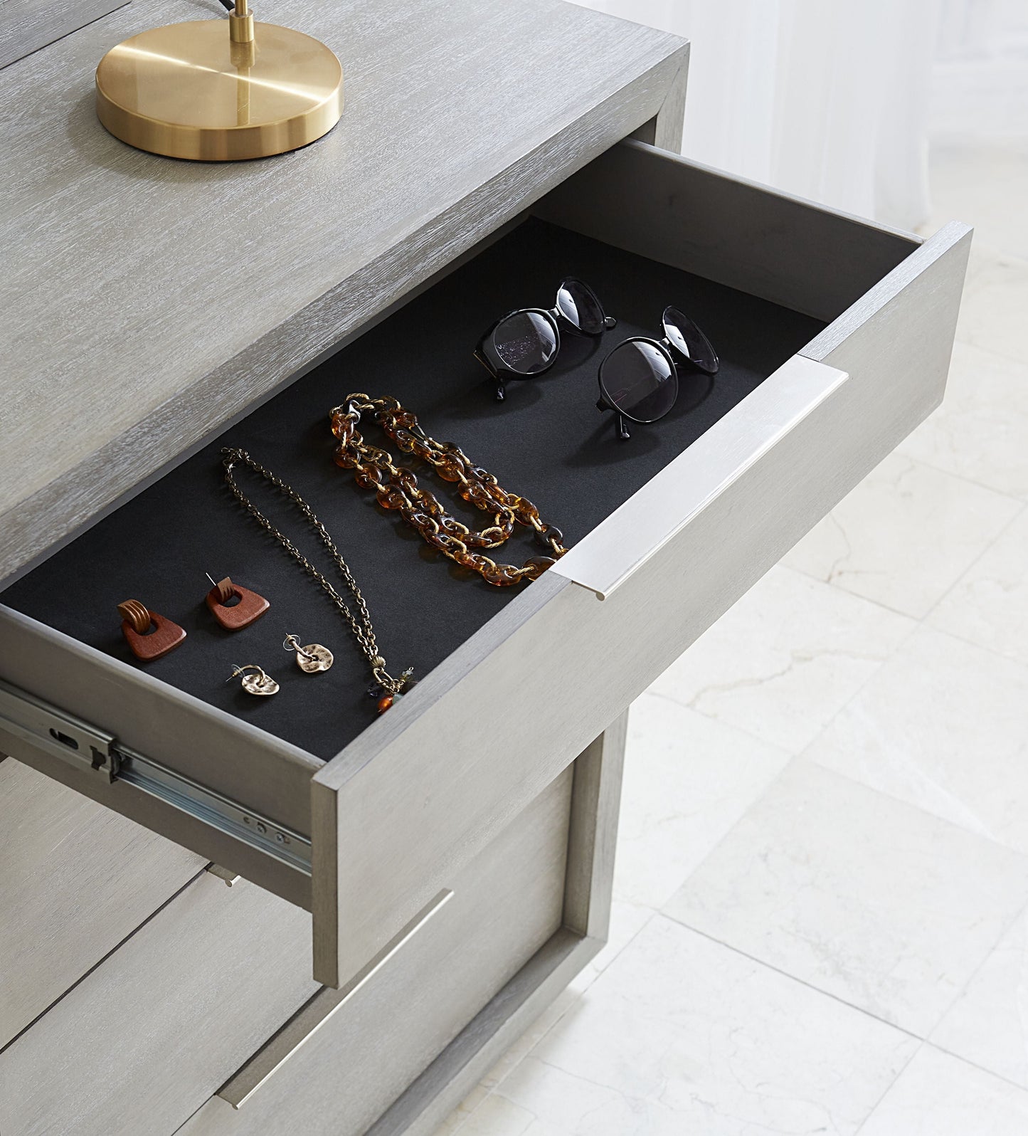 Oxford Six-Drawer Chest in Mineral - Ornate Home