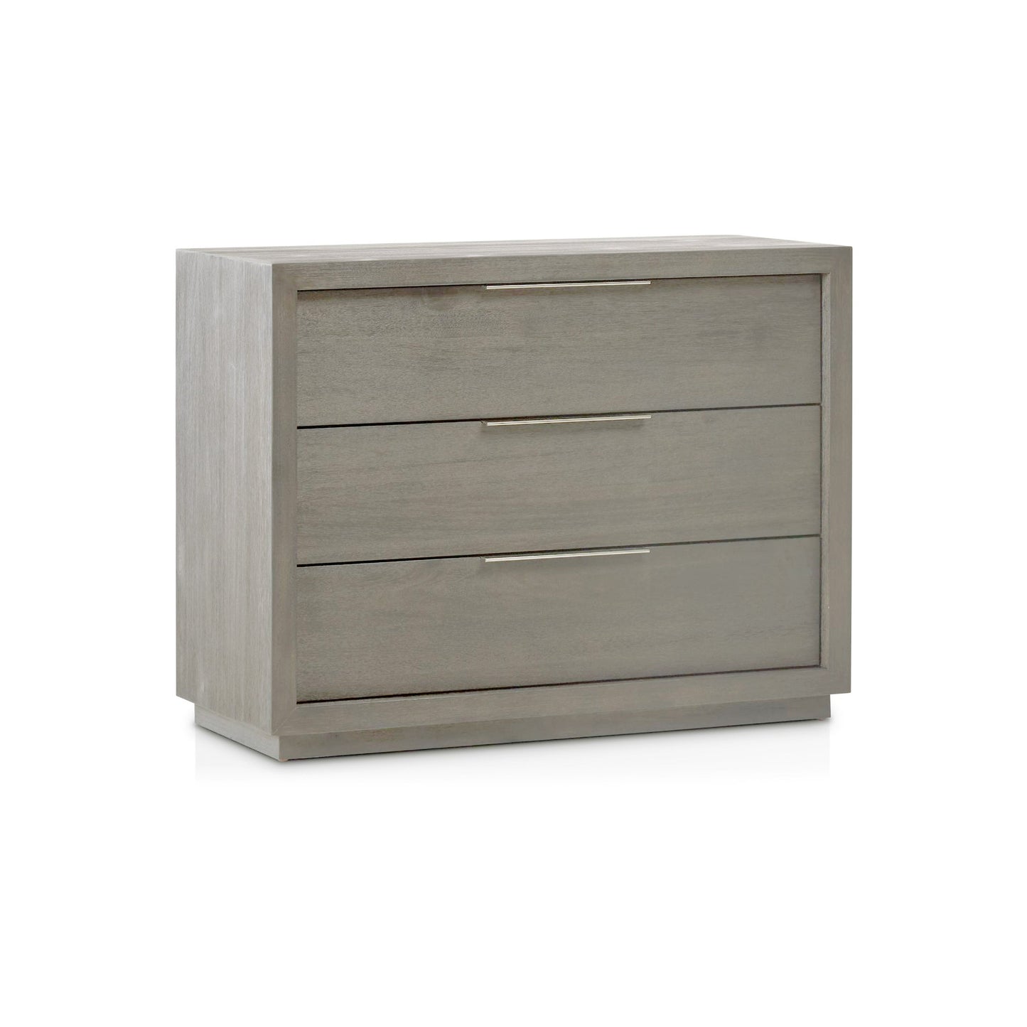 Oxford Three-Drawer Nightstand in Mineral - Ornate Home