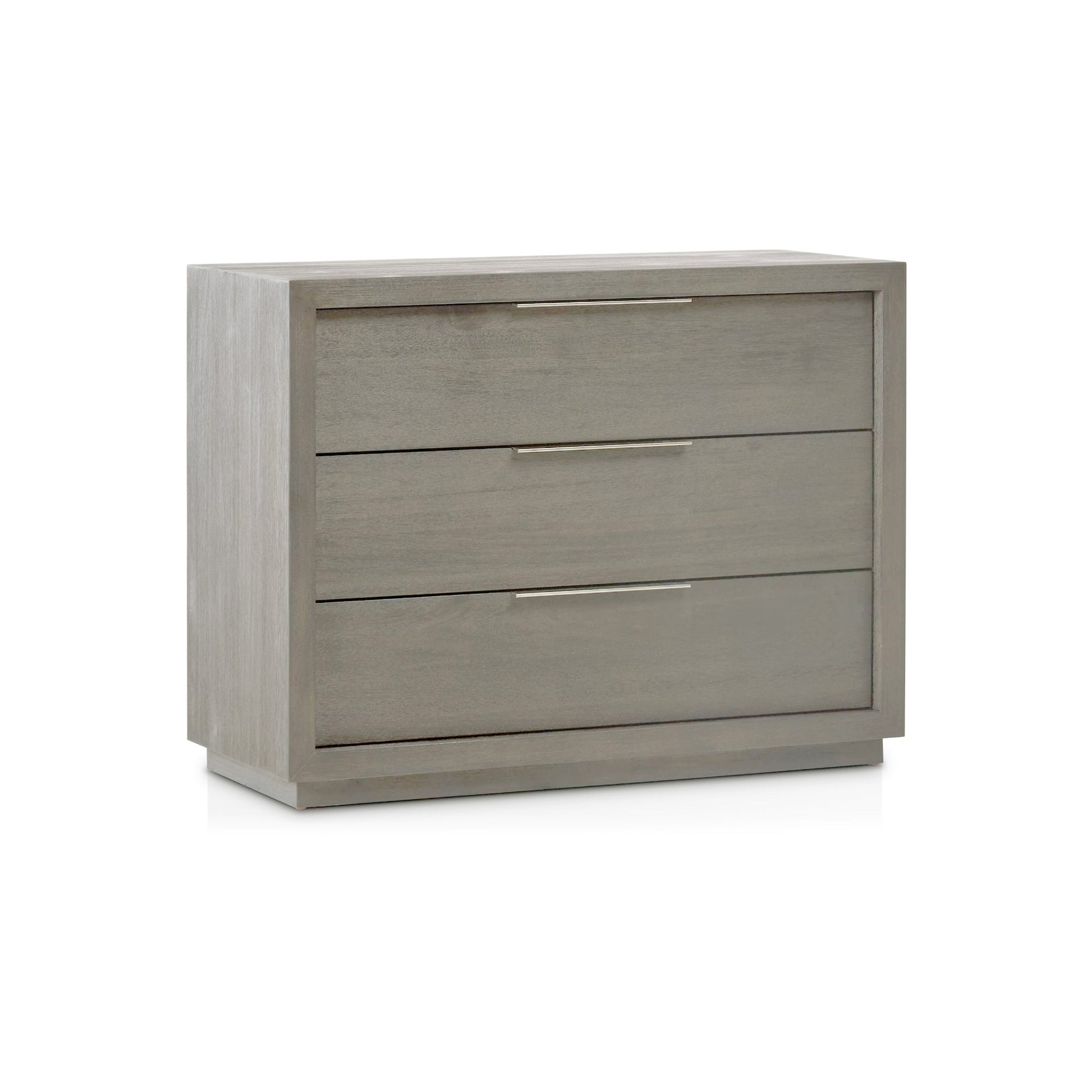 Oxford Three-Drawer Nightstand in Mineral - Ornate Home
