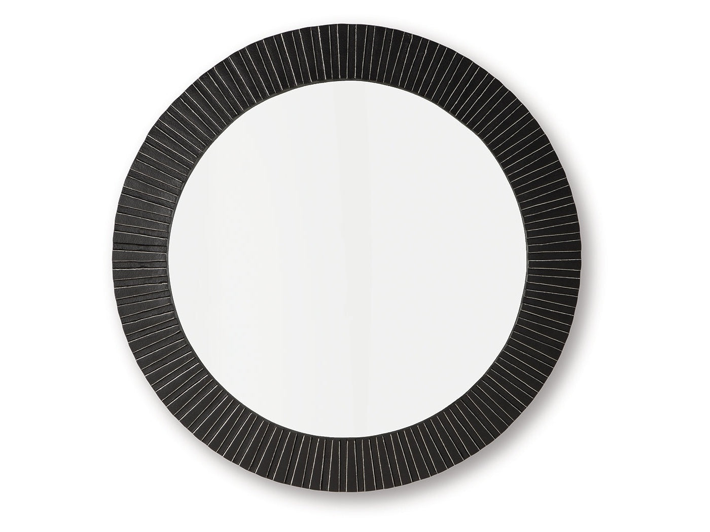 Ozias Black Accent Mirror- Viva Furn