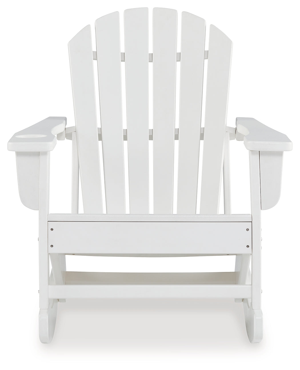 Sundown Treasure White Outdoor Rocking Chair