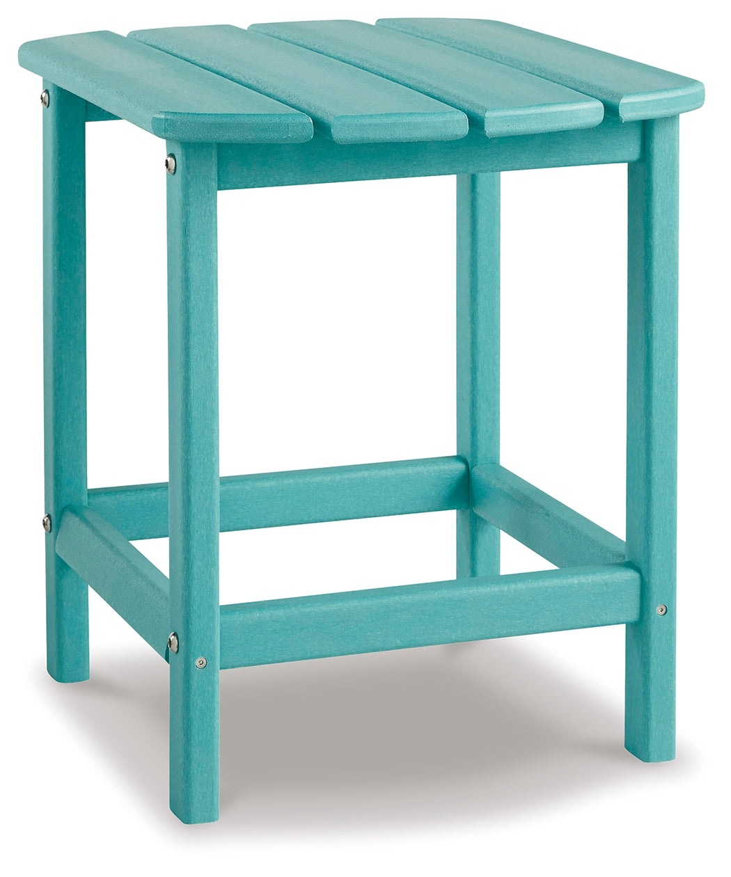 Sundown Treasure Turquoise Adirondack Chair with End Table