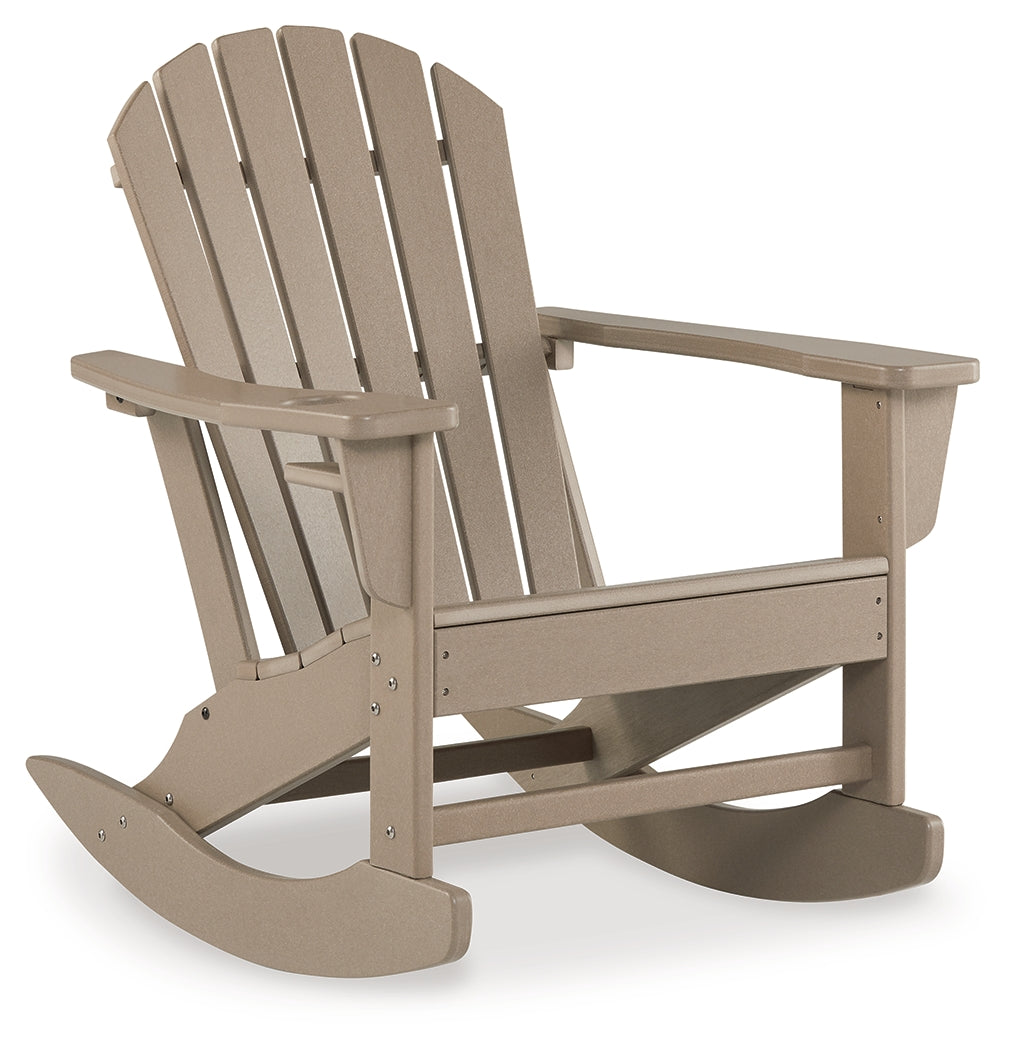 Sundown Treasure Driftwood Outdoor Rocking Chair