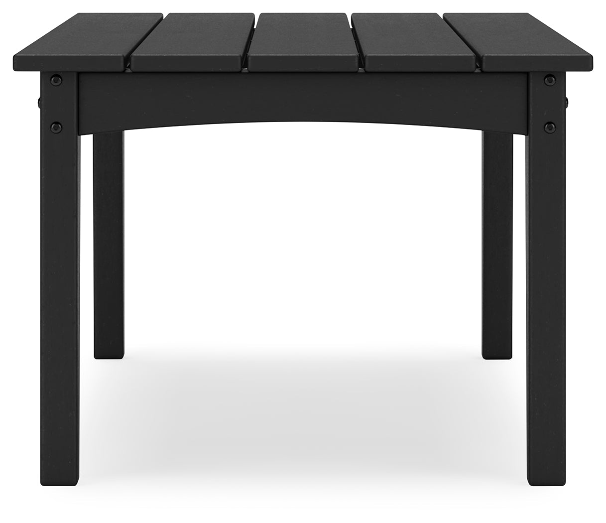 Hyland wave Black Outdoor Coffee Table