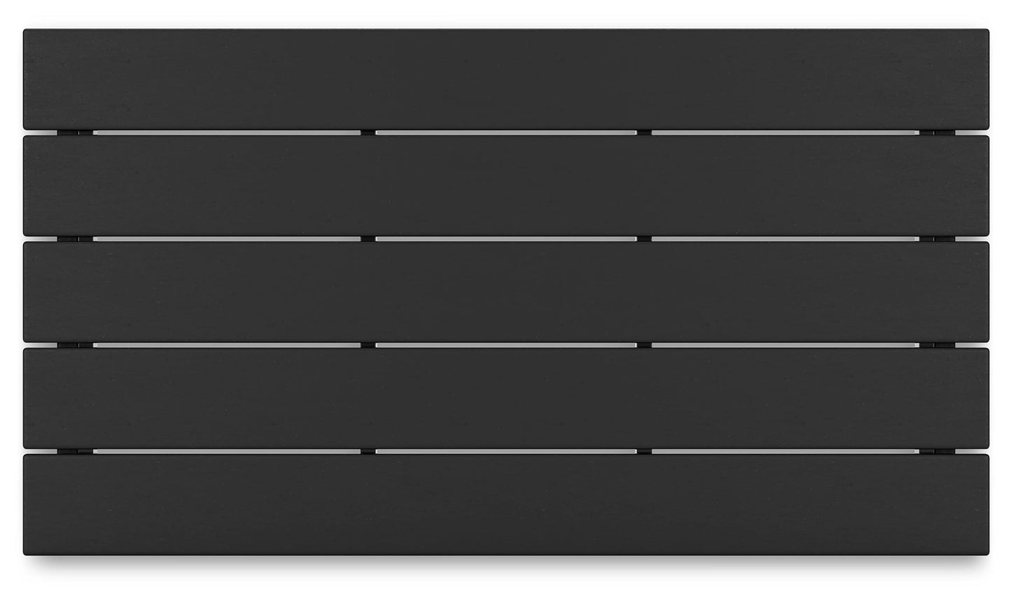 Hyland wave Black Outdoor Coffee Table