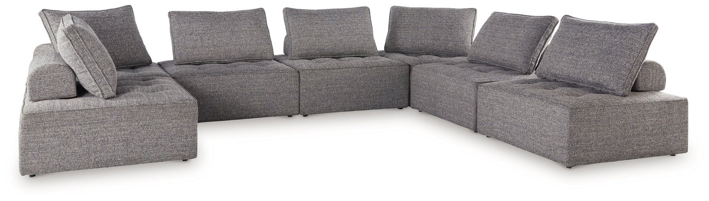 Bree Zee Brown 7-Piece Outdoor Sectional