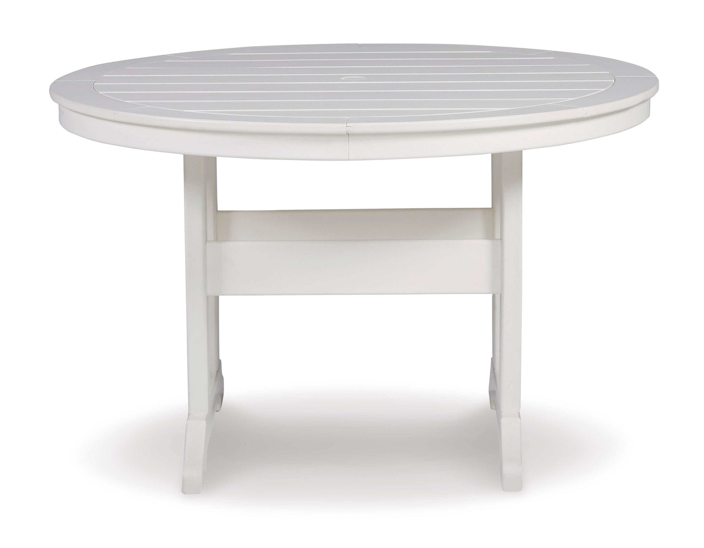 Crescent Luxe White Outdoor Dining Table