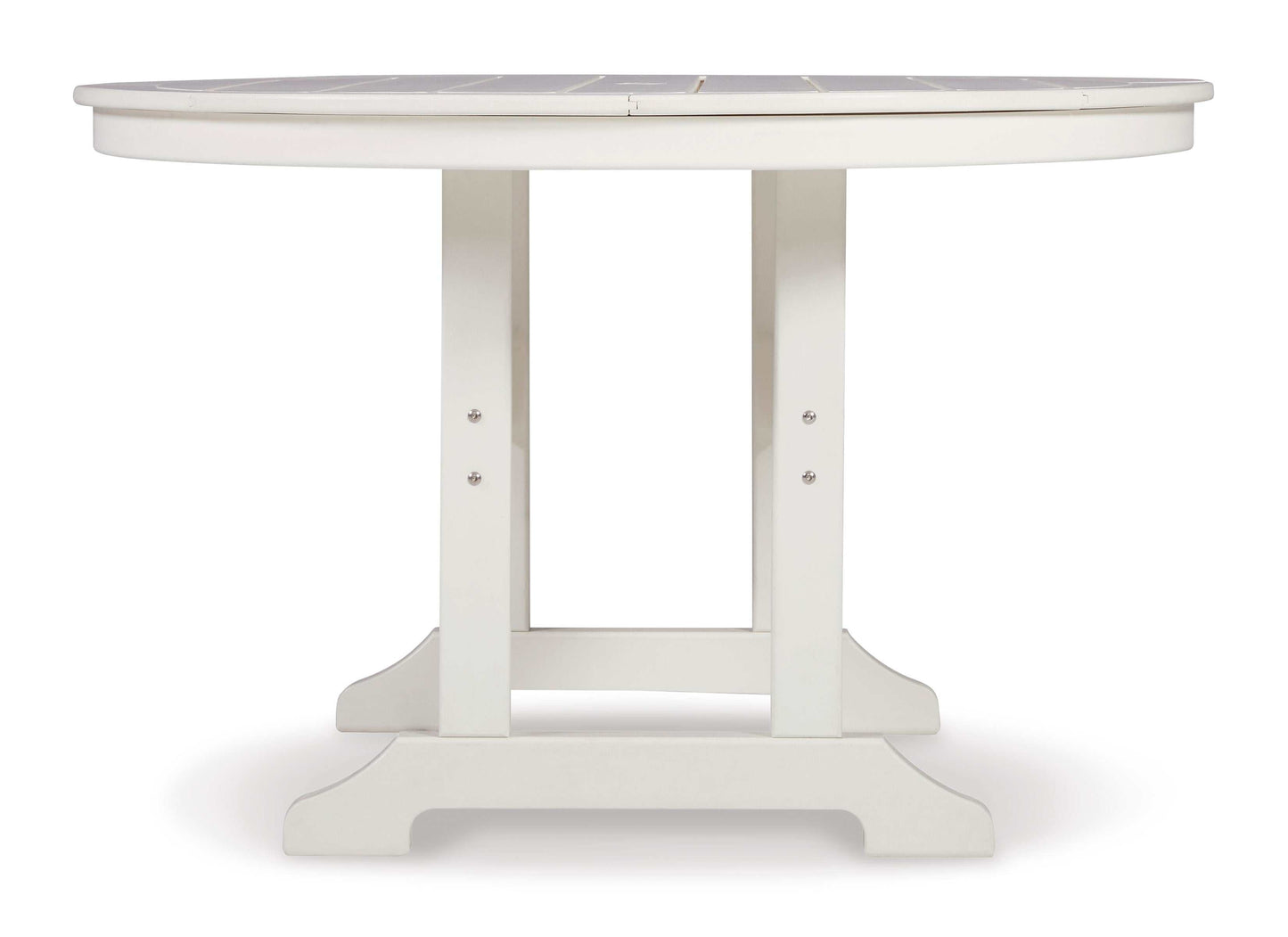 Crescent Luxe White Outdoor Dining Table