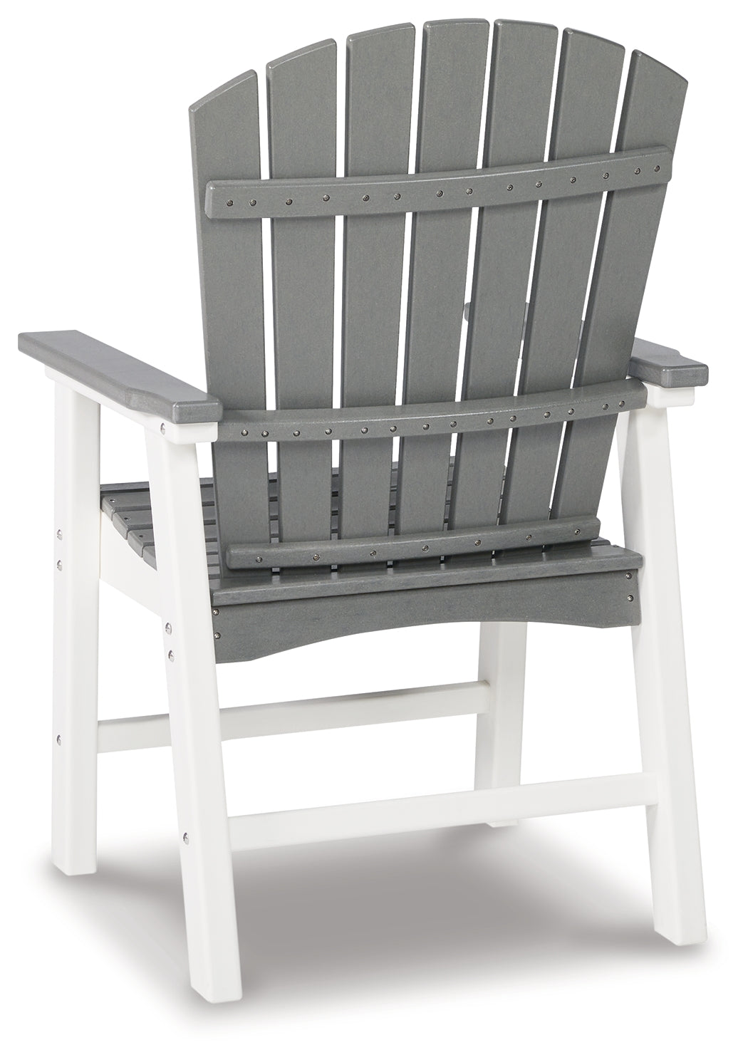 Transville Gray/White Outdoor Dining Arm Chair (Set of 2)