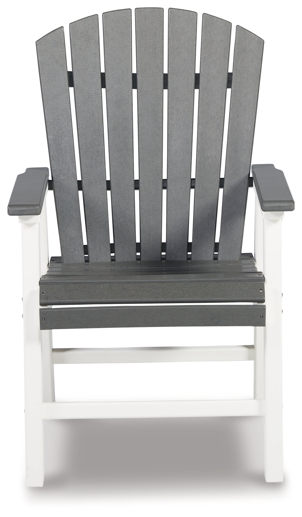 Transville Gray/White Outdoor Dining Arm Chair (Set of 2)