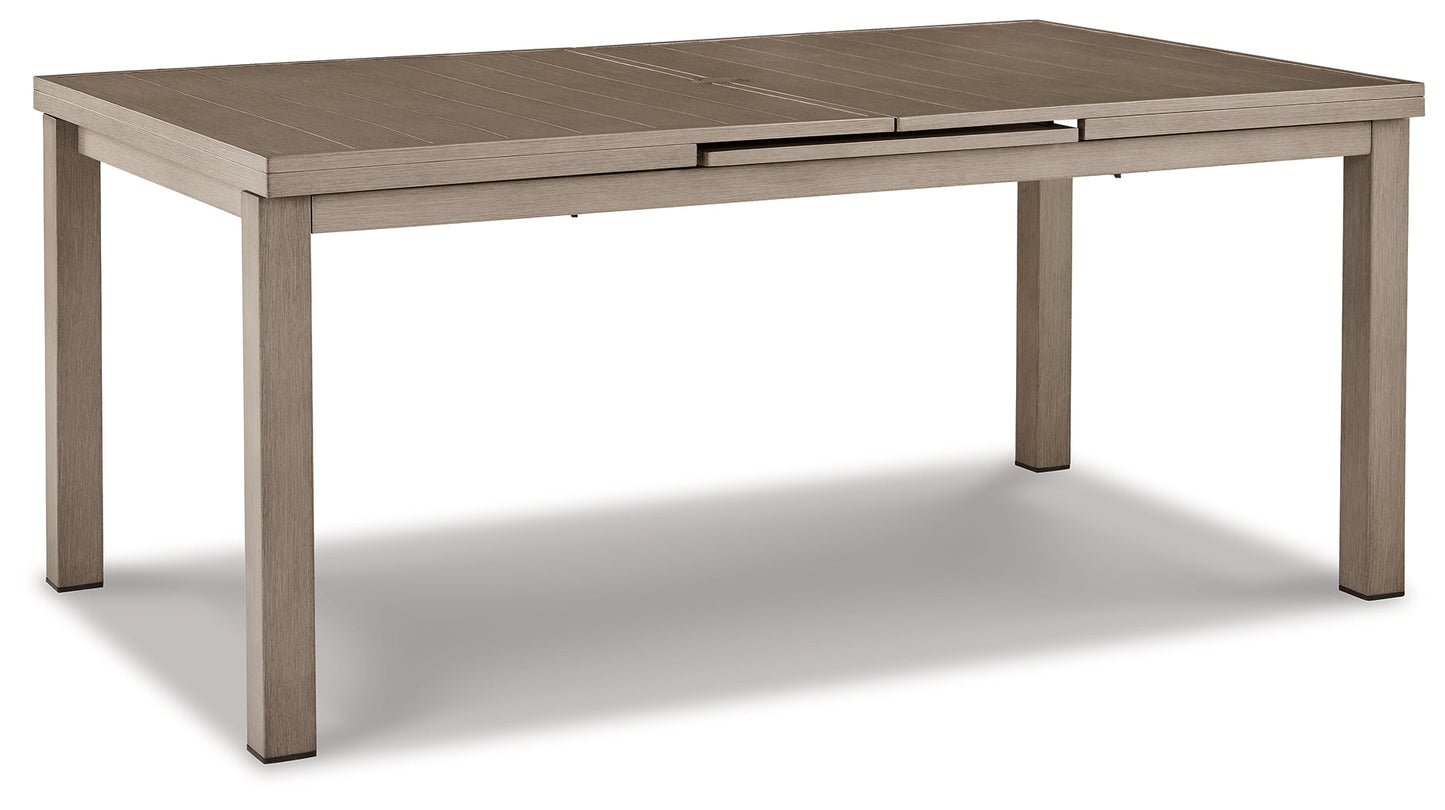 Beach Front Beige Outdoor Dining Table