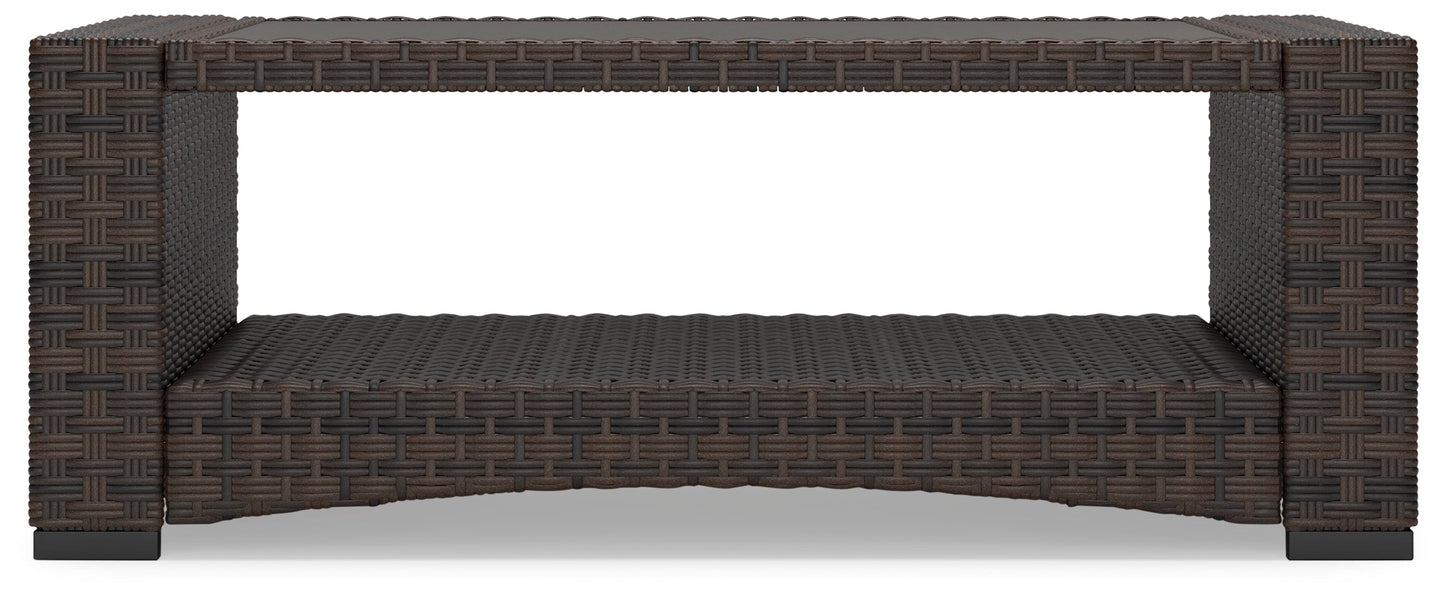 Windglow Brown Outdoor Coffee Table