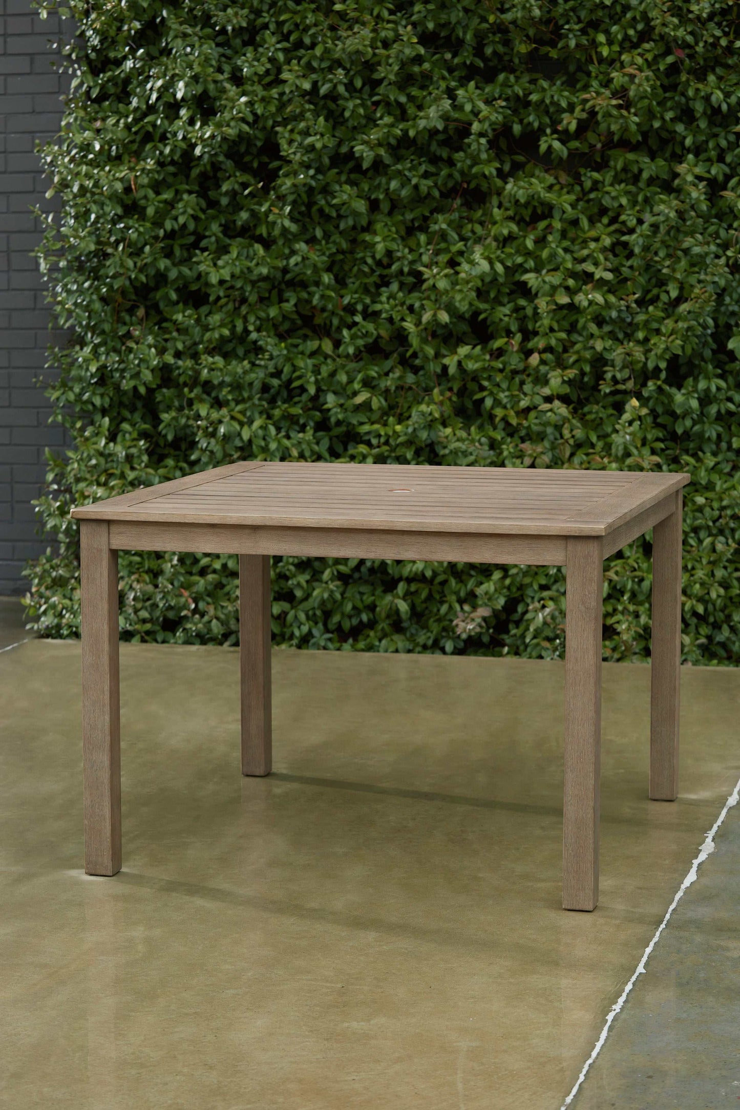 Aria Plains Brown Outdoor Dining Table