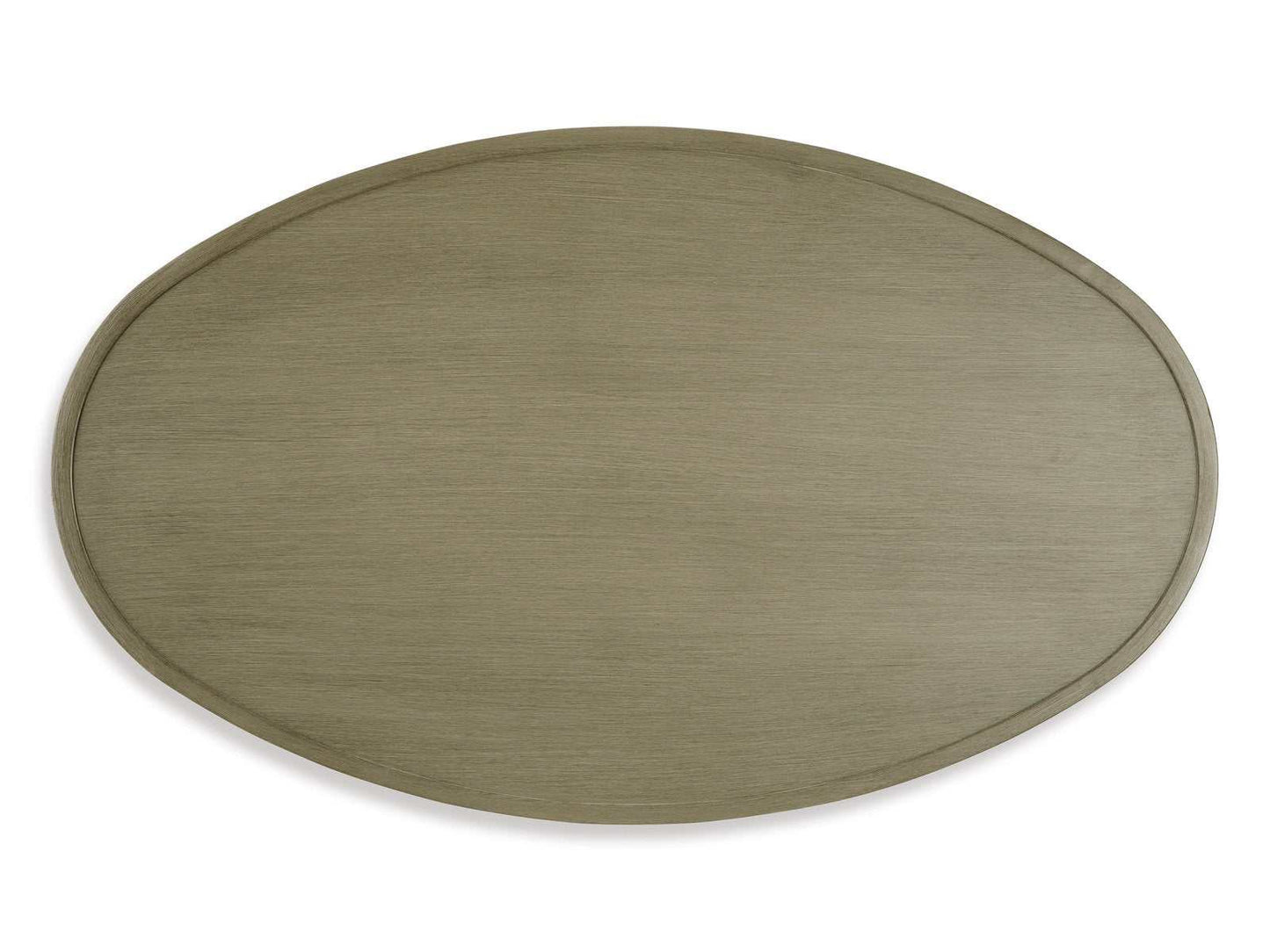 Swiss Valley Beige Oval Outdoor Coffee Table